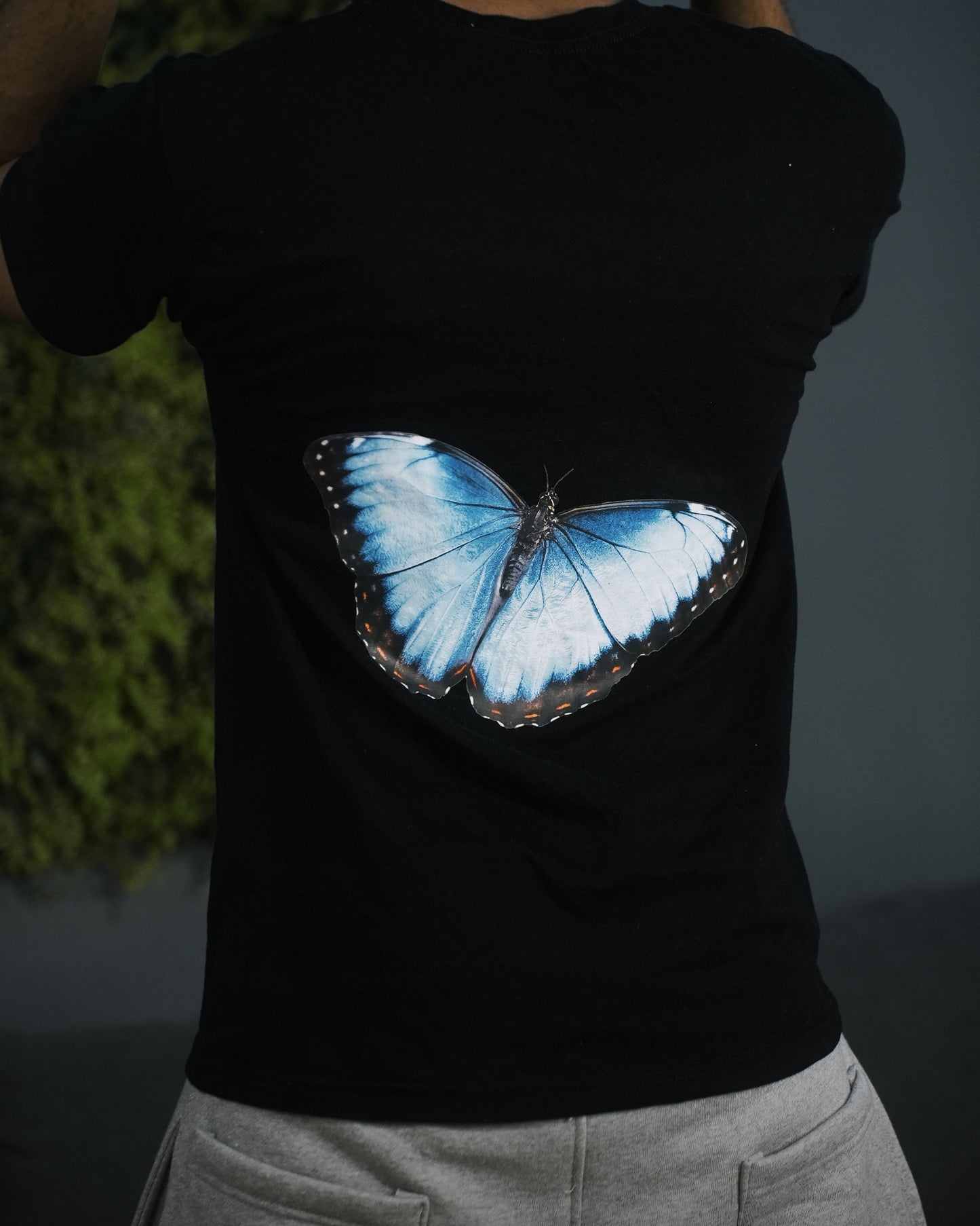 T-Shirt Papillon Noir